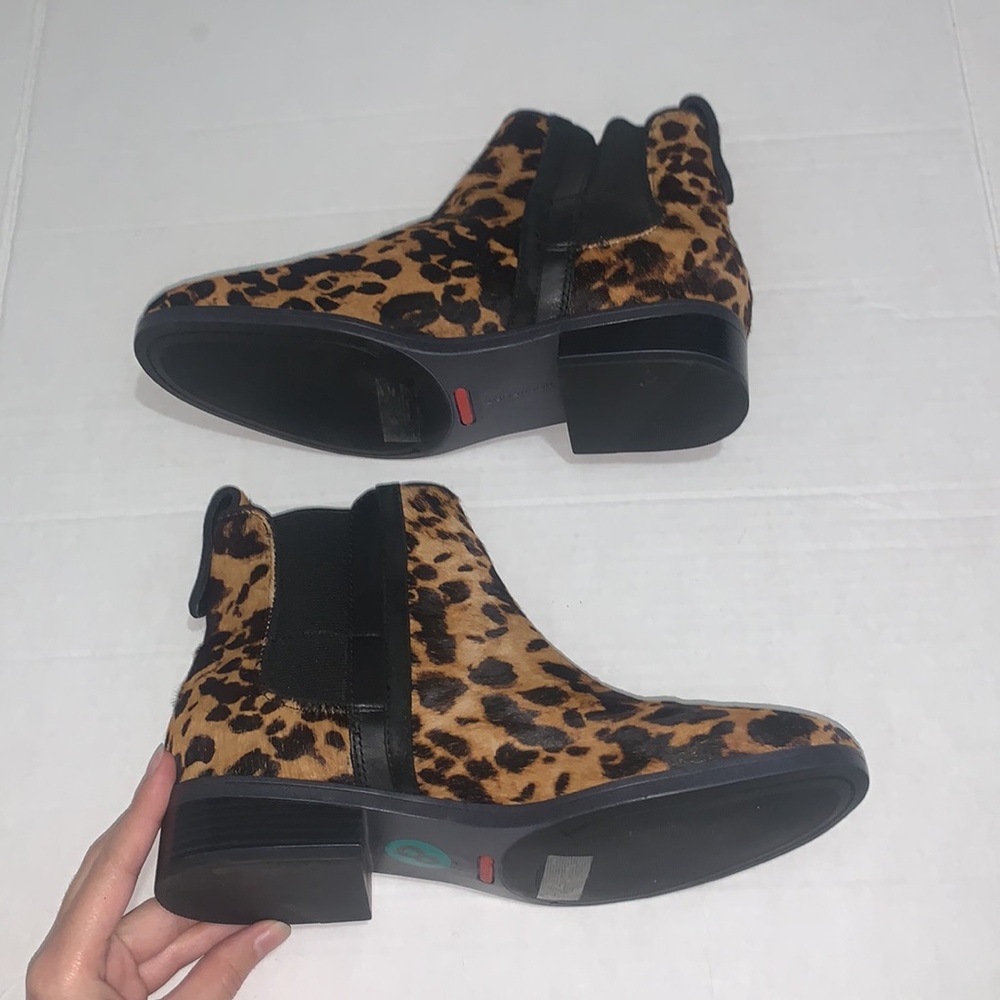 Rockport | Animal Fur Cheetah Print Booties Size 8 NEW - Picture 7 of 16